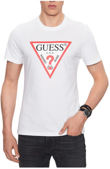 T-Shirts Guess , White , Heren - XL