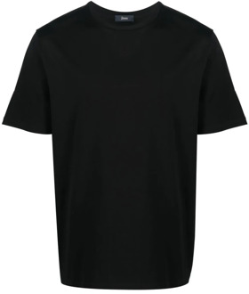 T-Shirts Herno , Black , Heren - 2Xl,Xl,L,M,S,4Xl