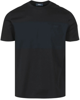 T-Shirts Herno , Black , Heren - Xl,L,S,3Xl