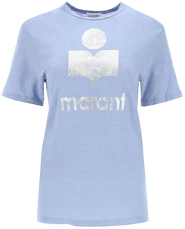 T-Shirts Isabel Marant Étoile , Blue , Dames - S,Xs