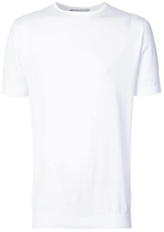 T-Shirts John Smedley , White , Heren - 2XL