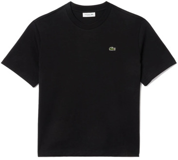 T-Shirts Lacoste , Black , Dames - M,S,Xs