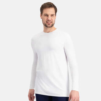 T-shirts lange mouw Ralph ronde hals (2-pack) - Wit - XL