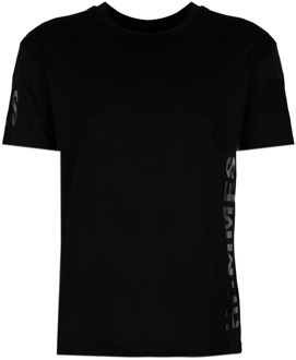 T-Shirts Les Hommes , Black , Heren - S