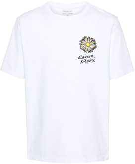 T-Shirts Maison Kitsuné , White , Heren - Xl,S