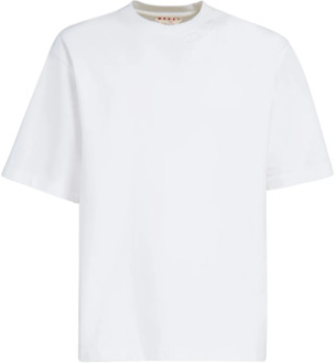 T-shirts Marni , White , Heren - L,M,S,Xs,3Xl