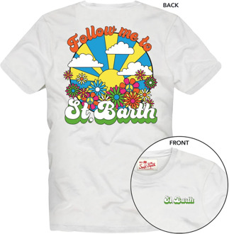 T-Shirts MC2 Saint Barth , White , Heren - XL