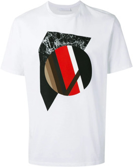 T-Shirts Neil Barrett , White , Heren - S