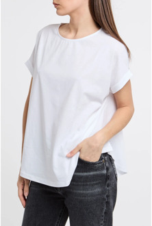 T-Shirts Ottod'Ame , White , Dames - S,Xs