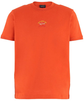 T-shirts Paul & Shark , Orange , Heren - 2XL
