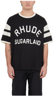 T-Shirts Rhude , Black , Heren - XL