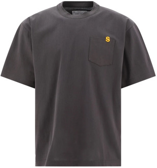 T-Shirts Sacai , Gray , Heren - L,M