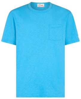 T-Shirts Saint Barth , Blue , Heren - 2Xl,Xl,L,M,S