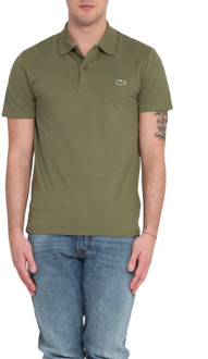 T-shirts Slim Fit Polo Groen - XS