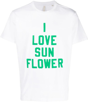 T-Shirts Sunflower , White , Heren - M,S