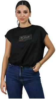 T-Shirts Twinset , Black , Dames - M,S,Xs