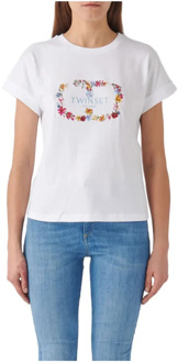 T-Shirts Twinset , White , Dames - S