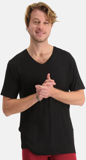 T-Shirts Vance V-hals (2-pack) - Zwart - L