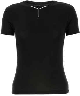 T-Shirts Y/Project , Black , Dames - M,S,Xs