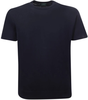 T-Shirts Zanone , Blue , Heren - 2Xl,L,M