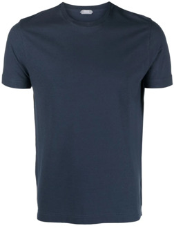 T-Shirts Zanone , Blue , Heren - 2Xl,Xl,L,M,S,4Xl