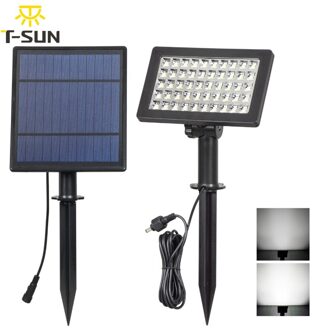 T-SUNRISE 5 W 50 leds Solar Lamp Zonne-energie Verlichting LED Tuin Licht Solar Spotlight Waterdicht voor Boom, patio, Yard