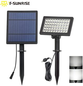 T-SUNRISE Solar Spotlight 50 Led Outdoor Verlichting Hoek Verstelbare Solar Tuin Lamp IP44 Waterdichte Beveiliging Lamp Voor Tuin