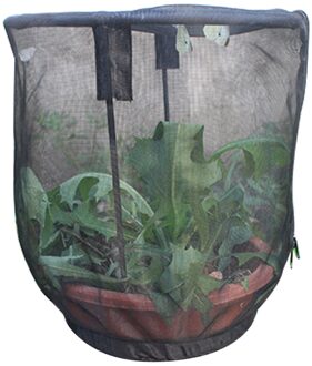 T # Tuin Insect Netto Kooi Vlinder Insect Habitat Voeden Netto Cover Bloempot Sierplant Insect Netto Kooi Tuin netting