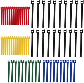 T-Type Back-To-Back Kabelbinders Kabel Data Kabel Management Tape Zelfklevende