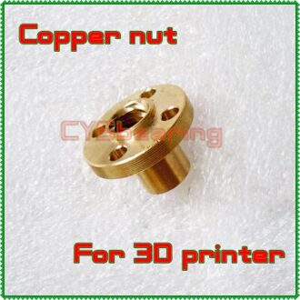 T type Lood Schroef moer koper messing flens Moer Voor 3D Printer
