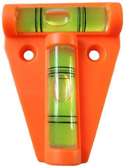 T-Type Waterpas Plastic Meten Verticale En Horizontale Richter Trailer Camper Boot Accessoires Onderdelen 1 Stuk oranje