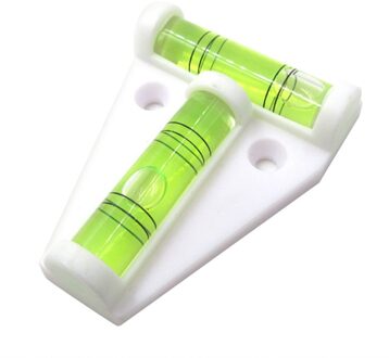 T-Type Waterpas Plastic Meten Verticale En Horizontale Richter Trailer Camper Boot Accessoires Onderdelen 1 Stuk wit