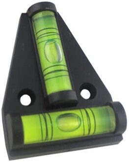 T-Type Waterpas Plastic Meten Verticale En Horizontale Richter Trailer Camper Boot Accessoires Onderdelen 1 Stuk zwart