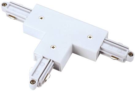 T-Verbinding 1 voor 1-fase rail Koppelstuk Wit 143071