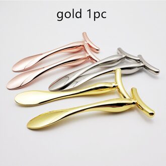 T-Vorm Gezicht Lifting Massage Gezichtsbehandelingen Dunne Gezicht Stok Mini Eye Massage Stok Anti Oog Pouch Donkere Kringen Massager apparaat goud