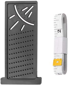 T-Vormige Houtbewerking Meten Gat Heerser Markering Lijn Straightedge 45 90 Graden Hoek Heerser Metric Meten Gauge Handgereedschap zwart