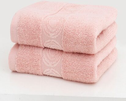 T008A Wit Ivoor Blauw Groen Paars Katoen Hoge Wateropname Soft & Fade-bestendig Hotel Huis Strand Badkamer Handdoek roze
