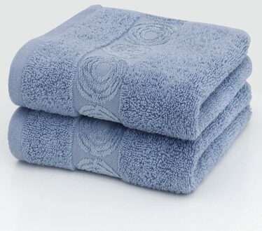 T008A Wit Ivoor Blauw Groen Paars Katoen Hoge Wateropname Soft & Fade-bestendig Hotel Huis Strand Badkamer Handdoek