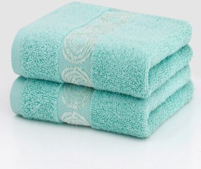 T008A Wit Ivoor Blauw Groen Paars Katoen Hoge Wateropname Soft & Fade-bestendig Hotel Huis Strand Badkamer Handdoek