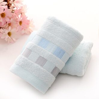 T020A Prijs Geel Blauw Roze 34Cm * 74Cm Hotel Thuis Gezicht Handdoek Of Handdoek licht blauw