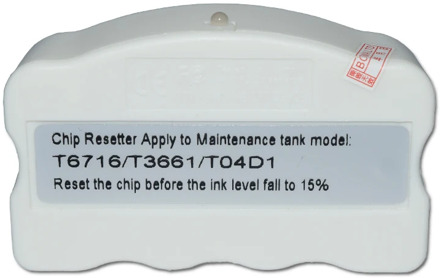 T04D1 T3661 T6716 Chip Resetter For Epson L6168 L6178 L6198 L6170 L6190 L6191 L6171 XP-8500 XP-8600 XP-8605 Maintenance Ink Box