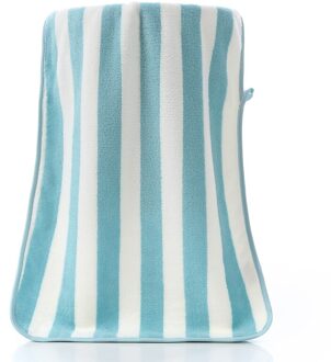 T057A Absorberende Streep Gezichtsverzorging Handdoek Zacht Microfiber Badkamer Thuis Handdoeken groen streep