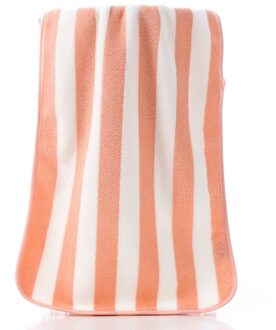 T057A Absorberende Streep Gezichtsverzorging Handdoek Zacht Microfiber Badkamer Thuis Handdoeken roze streep