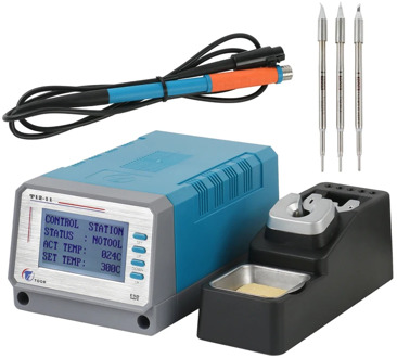T12-11 Intelligent Lead Free Digital Display Soldering Station Fast Heating Auto Sleep Mode For Phone Pcb BGA Repair Tools