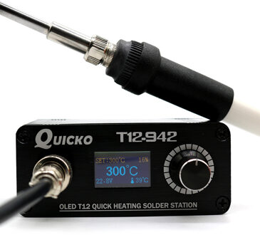 T12-942 Mini Verwarming Soldeer Station Led Digitale Elektrische Gereedschap Soldeerstation Kit Diy Gereedschap Met T12 Tips En Ijzer Handvat Welding Iron Station