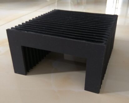 T12 Cnc Accordeon Dust Balg Cover, Breedte 265Mm X Hoogte 130Mm X Lmax 400Mm