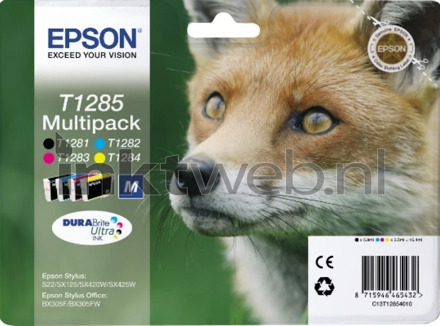 T1285 4 Color Multipack (4 Kleuren) C13T12854010