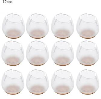 T12Pcs Meubels Stoel Tafel Been Caps Floor Protector Anti-Slip Voeten Pads Covers Rubber Voeten Чехол На Стул Со спинкой