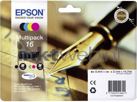 T1626 Multipack 3-kleuren DURABrite Ultra Ink