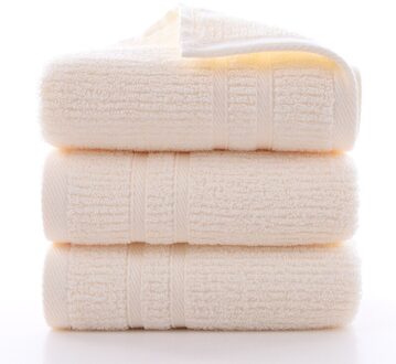 T172A Mooie Goede Huwelijkscadeau Op Verkoop Effen Kleur Dikke Roze Blauw Champagne Wateropname Katoen Gezicht Handdoek champagne 1 stuk